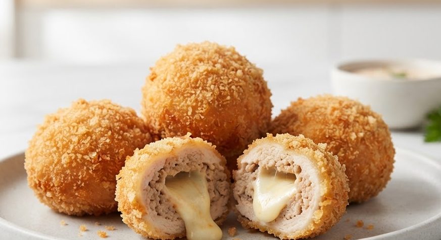 Cheese Stuffed Balls — detail view