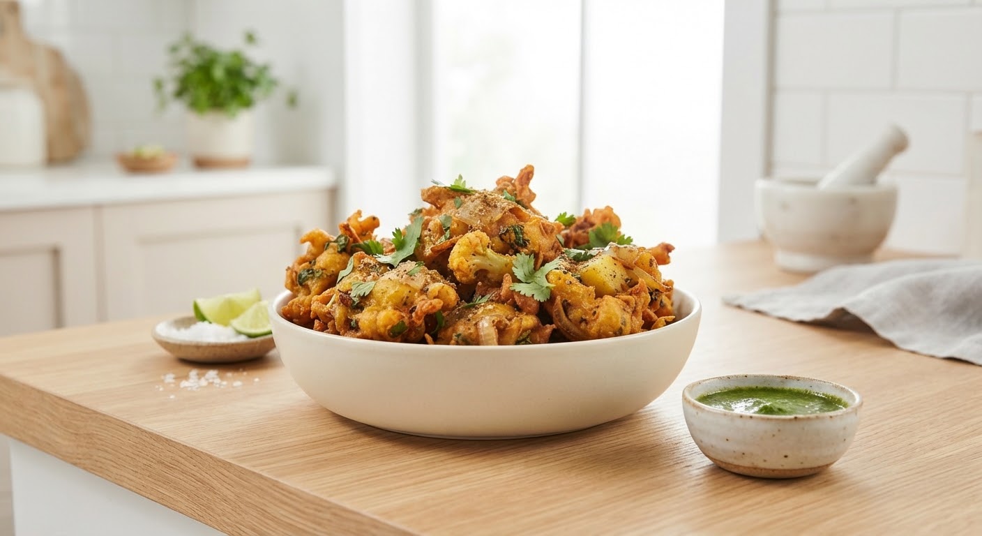 Crispy Veggie Bites — Garden-fresh vegetables in a light, crunchy breading.